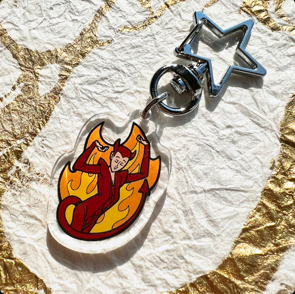 Devil Dean Keychain (Adventure Siblings)