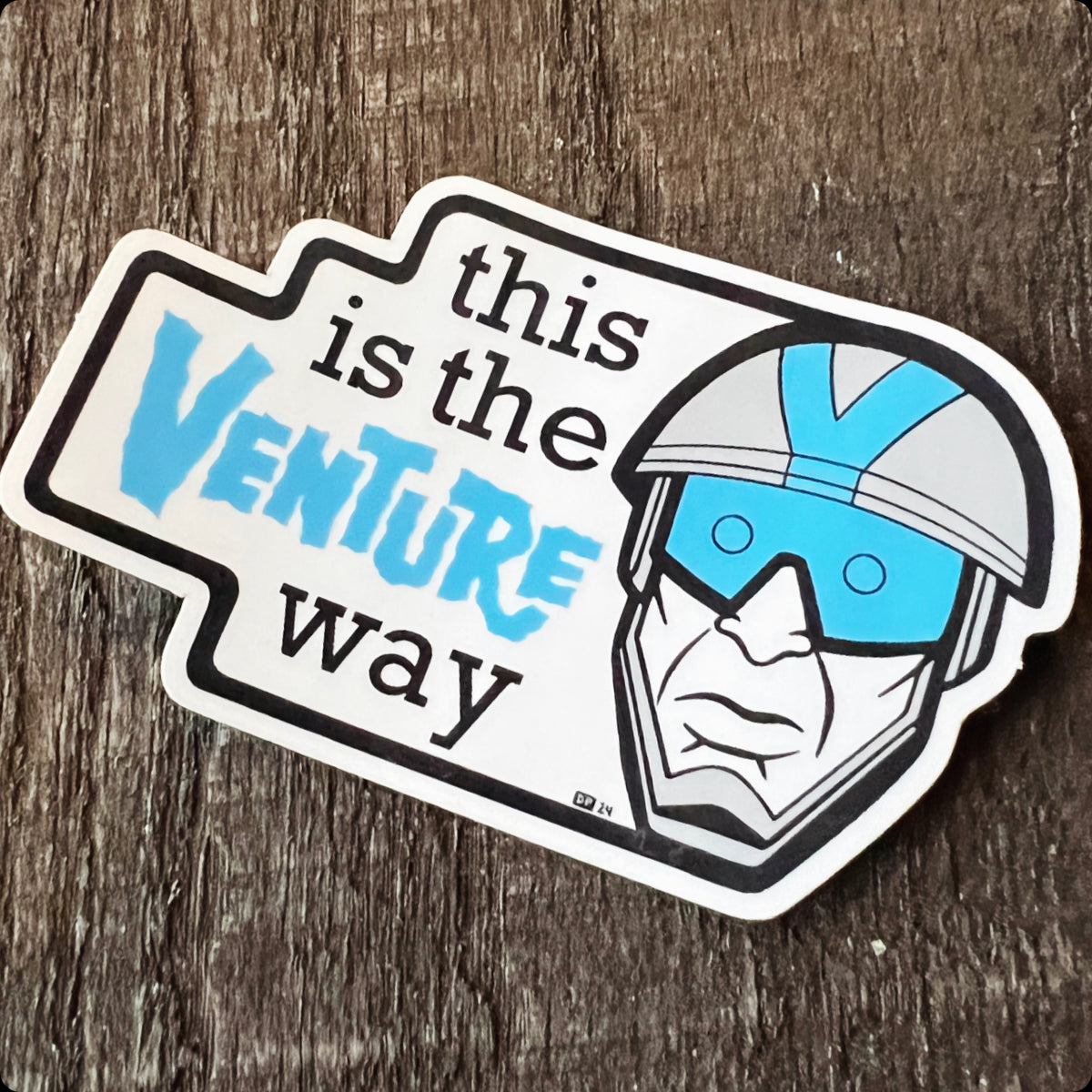 Venture Way Vinyl Sticker – Designpathology