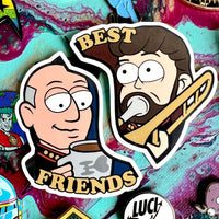 Trek Thru Space BFF Vinyl Stickers