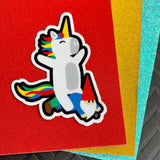 Unicorn & Gnome Vinyl Stickers