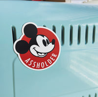 "Assholder" pASSHOLDER Vinyl Magnets