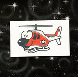 TH-57 Helicopter Temporary Tattoos - SET OF 5