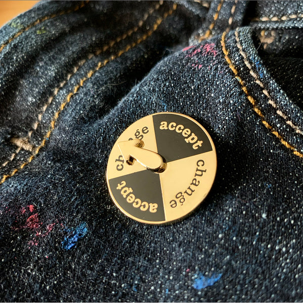 Accept/Change Spinning Pin